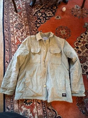 Hudson Men's Mint Green Corduroy Field Jacket